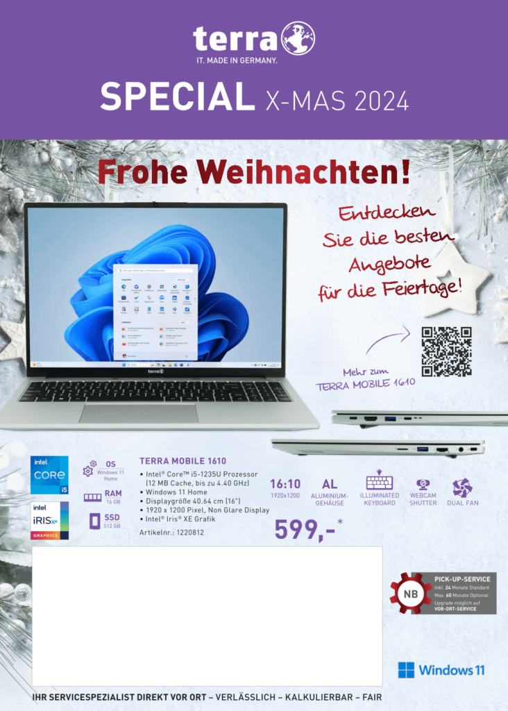 WORTMANN Weihnachtsflyer