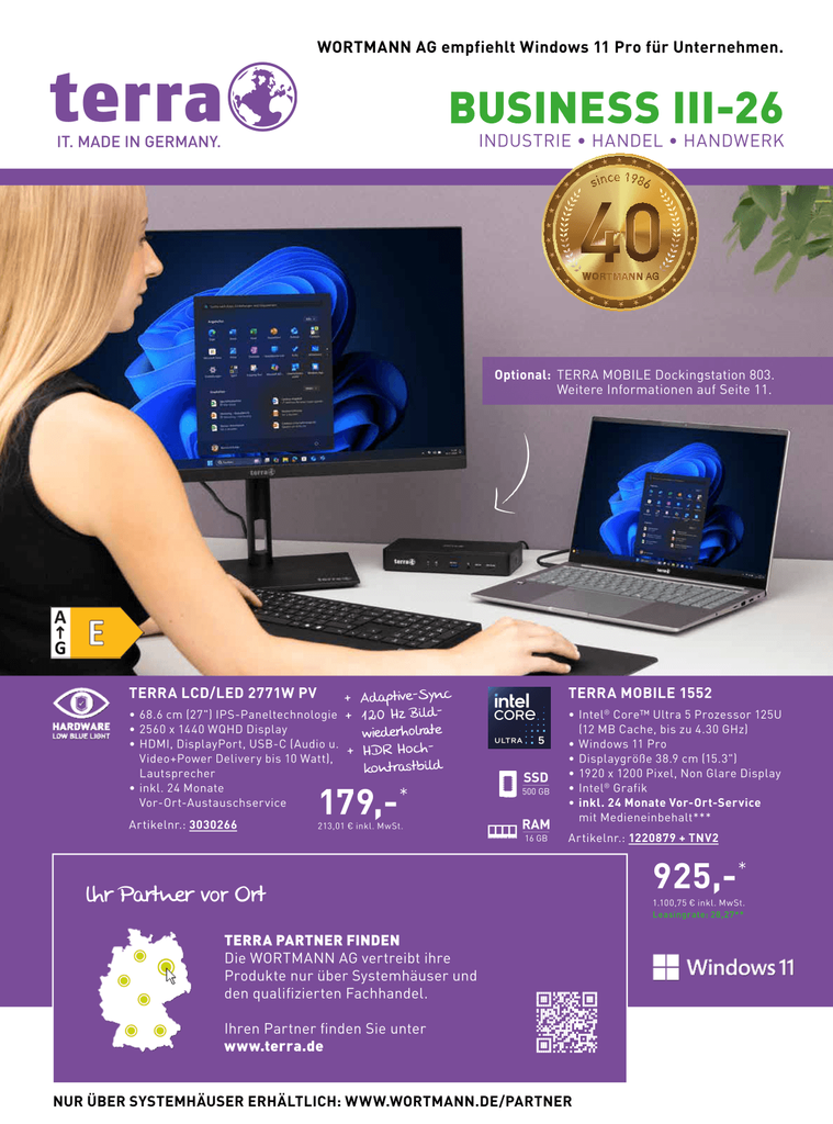 Wortmann Business PDF-Flyer